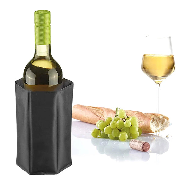 FrostWrap™ Wine & Champagne Cooler – Reusable Ice Sleeve