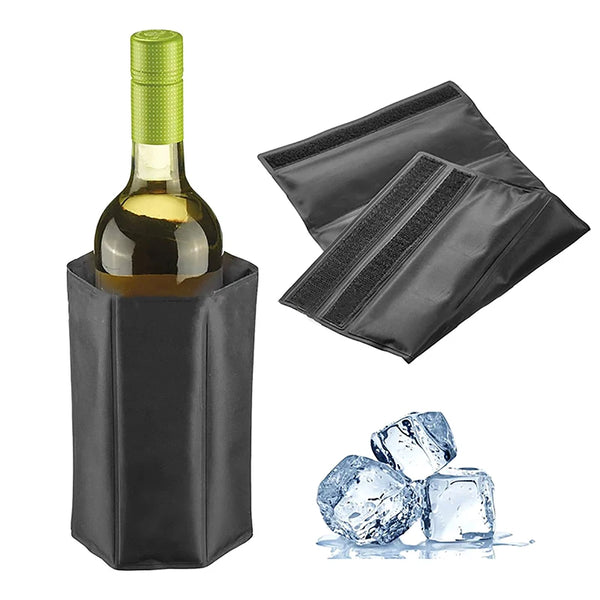 FrostWrap™ Wine & Champagne Cooler – Reusable Ice Sleeve