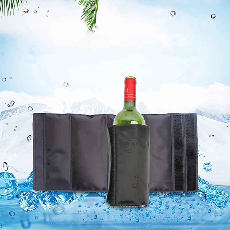 FrostWrap™ Wine & Champagne Cooler – Reusable Ice Sleeve