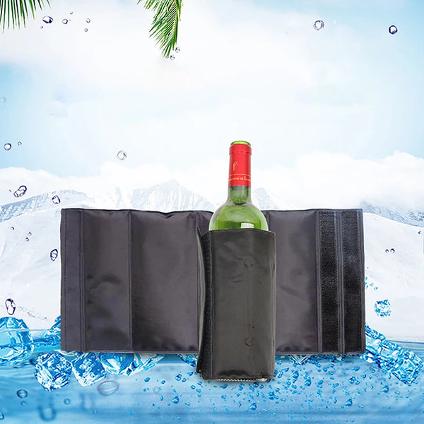FrostWrap™ Wine & Champagne Cooler – Reusable Ice Sleeve